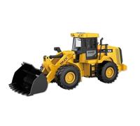 JugaToys - Excavadora Eléctrica de Juguete - Escala 1:16 - Vehículo de Construcción Amarillo con Efectos de Sonido - Incluye Pilas - para Niños y Niñas a Partir de 3 Años - Realista y Resistente