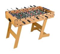 JugaToys - Futbolin para Niños y Adultos de Madera - con Pelotas y Marcadores Manuales - para 2-4 Jugadores - Juego de Mesa de Futbol Arcade - Futbolin Profesional con Estructura Resistente