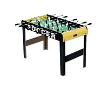 JugaToys - Futbolín profesional tamaño completo - Con 2 mini balones - Marcador de puntuación - Para adultos, niños y niñas a partir de 3 años - Mesa de juego de futbol de madera - Sólido y resistente