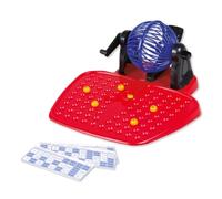 JugaToys - Juego de Bingo Familiar Clásico - 90 Bolas y 48 cartones - Bingo Tradicional con Bombo Manual - Apto para niños y niñas Mayores de 4 años - Ideal para reuniones y Fiestas
