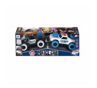 JUGATOYS - Pack de 2 Coches de Policía de Juguete - con Función de Fricción - Giro 360º - Tiene Luces y Sonidos - Vehículos Interactivos para Niños y Niñas A Partir de 3 Años - Juego de Rescate