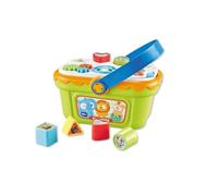 JUGATOYS - Primer Centro de Actividades para Bebés - Juego Educativo con Bloques para Encajar - Juguete Sensorial de Aprendizaje Infantil - Portátil con Almacenamiento Interior - Regalo +18 Meses