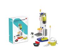JugaToys - Set de Limpieza Infantil con Aspiradora de Juguete y 22 Accesorios - Juego de Imitación para Niños y Niñas a Partir de 3 Años - Juguete Educativo para Aprender Jugando