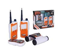 JugaToys - Set de Walkie Talkies para Niños y Niñas con Alcance de 100 Metros - Incluye 2 Walkies, Prismáticos y Brújula - Juego de Exploradores para Aventuras al Aire Libre - A Partir de 3 Años