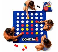 JUGATOYS Toalla de Playa con Juego - Familiar e Infantil Piscina, Camping, Jardín y Playa - Juguete para Niño y Niña - Tamaño 100x100cm - Incluye Ruleta y Mochila Impermeable Transporte (Azul)