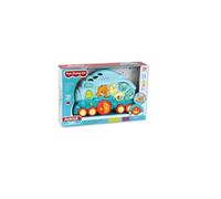 JugaToys - Tren Musical Infantil con Animales para Bebés - A Partir de 12 Meses - Diseño Colorido con Luces y Sonidos Educativos - Juguete de Arrastre y Actividades para Niños y Niñas