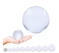 Juggle Dream Bola de Malabares de Contacto de Acrílico Transparente (60 mm) - Bolas de Rendimiento de Manipulación