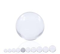 Juggle Dream Bola de Malabares de Contacto de Acrílico Transparente (80 mm) - Bolas de Rendimiento de Manipulación