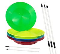 Juggle Dream Juego de 4 Platos de Malabarismo con 4 Palos Divisibles - Platos Giratorios de Rendimiento de Circo - Juguetes de Malabares