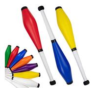 Juggle Dream Trainer Street - Juego de 3 palos de entrenamiento para principiantes y avanzados (rojo, azul, amarillo)