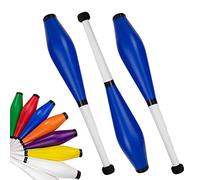Juggle Dream Trainer Street Juggling Club - Juego de 3 grandes palos de entrenamiento, juego de malabares para principiantes y avanzados (azul)
