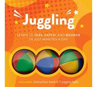 Juggling kit: Learn to Toss, Catch, and Bounce in Just Minutes a Day - Includes: Three juggling balls and instruction book