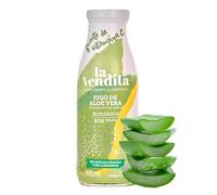 Jugo Aloe Vera Puro para Beber - Sin Pulpa 0,5L - De Cultivo Propio Ecológico, Bebida Digestiva 100% Natural, Sin Aloína ni Azúcar, Envase de Vidrio - LA VENDITA