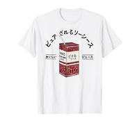 Jugo de Fruta Japonesa de Granada Japón Kanji Niños Niñas Niños Camiseta