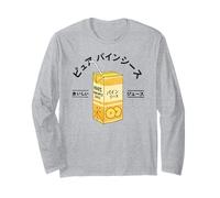 Jugo de Fruta Japonesa de piña Japón Kanji Niños Niñas Niños Manga Larga