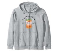 Jugo de Fruta Japonesa Naranja Japón Kanji Niños Niñas Niños Sudadera con Capucha