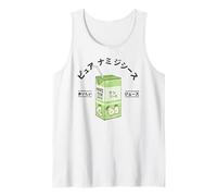 Jugo de Frutas japonesas de Pera Japón Kanji Niños Niñas Niños Camiseta sin Mangas