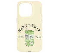 Jugo de Frutas japonesas de Pera Japón Kanji Niños Niñas Niños Carcasa para iPhone 15 Pro