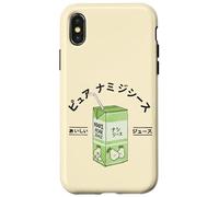 Jugo de Frutas japonesas de Pera Japón Kanji Niños Niñas Niños Carcasa para iPhone X/XS