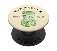 Jugo de Frutas japonesas de Pera Japón Kanji Niños Niñas Niños PopSockets PopGrip Adhesivo