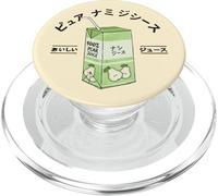 Jugo de Frutas japonesas de Pera Japón Kanji Niños Niñas Niños PopSockets PopGrip para MagSafe