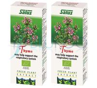 Jugo orgánico de plantas frescas Salus Thyme - 200 ml (paquete de 3)
