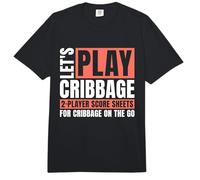Juguemos a Cribbage Loves Juegos de Cartas Naipes Cribbage Comfort Colors Adult Heavyweight T-Shirt