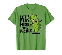 Juguemos Hide The Pickle Funny Adult Inuendo Juego de Palabras Divertido Camiseta