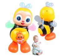 Juguete A-beja Bailarina, Juguete A-beja Que Se Mueve con Luces Y Música, J-uguete Sensorial Divertido para El Desarrollo, AB-eja Cantarina con Movimiento Oscilante, J-uguete Sensorial De Aprendizaje