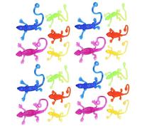 Juguete Adhesivo para Caminantes de Pared, Juguetes de lagartos elásticos y pegajosos - Juego de 20 Piezas de pegajoso, Juguetes antiestrés para Manos | Colorido rastreador de Ventana, Relleno