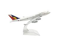 Juguete aleación Metal Fundido presión 16cm para Boeing 747 Philippine Airlines Escala 1:400