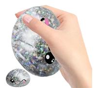 Juguete antiestrés: apretón de bollos de bola de masa de sopa, juguete de mano sensorial de rebote suave con atractivo realista en forma de comida, función de soporte de enfoque para aliviar la ansied