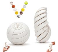 Juguete Antiestrés con Diseño De Béisbol - Esfera Sensorial Impresa En 3D, Giratoria Y Articulada, para Aliviar El Estrés Y La Ansiedad - Juguete De Escritorio Portátil con Mecanismo(Volleyball)