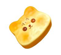 Juguete antiestrés de Pan | Anti estrés con Forma de Comida | Artículo Relajante para Apretar,para Niños, Adolescentes, Adultos, Trabajo, Estudio, Hogar, Viajes, Regalos