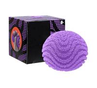 Juguete antiestrés de peluche,Niños adultos bolas antiestrés, espiga textura masaje,material TPR no tóxico,Herramienta de relajación para el manejo del estrés, TDAH, Autismo. (Vioet)