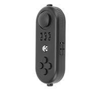 Juguete Antiestrés, Juguete EDC Sensorial de Ansiedad Portátil con 13 Métodos de Juego para Aliviar el Estrés y Relajar el Estado de ánimo, para Adolescentes y Adultos (3 Todo Negro)