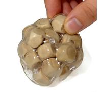 Juguete Antiestrés Para Apretar Suave Estilo Madera - Bola Antiestrés Deformable Ultra Suave De 6 Cm | Juguete Sensorial Para Aliviar El Estrés Para Niños Y Adultos, Uso Para Reducir La Ansiedad | Fie