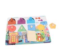 Juguete Antiestrés para la Demencia, Superficie Lisa, Varias Formas, Colorido, Calmante, Juguetes Sensoriales para la Demencia, Alivio de la Ansiedad, Madera de Haya para el Autismo