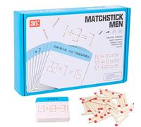 Juguete Apilable Madera - 3D Ingenio | Juego Lógica Palillos Madera | Interacción Padre-Hijo Educativo Temprano 3+ Años Actividad Preescolar Habilidad Resolución