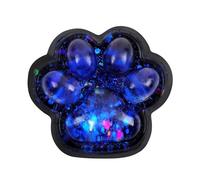 Juguete Apretar con Forma Pata Gato, Cielo Estrellado Juguetes Blandos con Forma Pata Gato Juguetes Relajantes contra el Estrés con Forma Pata Gato para Adultos Pascua (Azul Deslumbrante)