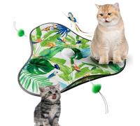 Juguete Automático Para Gatos: Juego Electrónico Recargable 2 En 1 De Escondite, Pluma Móvil De Tela Oxford De 62 Cm Debajo De La Cubierta, Buena Solución De Juego, Simulador De Caza Interactivo