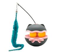 Juguete automatizado felino - Juguete inteligente rotativo con batería | Juguete interactivo de ejercicio y enriquecimiento para gatos, para casa, casa, dormitorio, etc