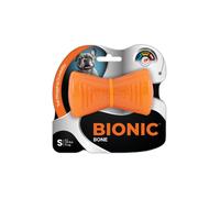 Juguete biónico para perro con forma de hueso y soporte para snacks | M - 12 cm