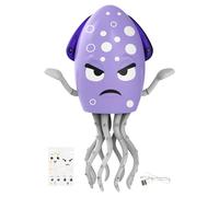 Juguete Calamar Bailarín Para Bebés - ABS 10x20x7cm | Juguete Pulpo Interactivo | Robot Vibrante Educativo | Juguetes Sensoriales Para Bebés Con Luces, Sonido Y Música Para Desarrollo Y Diversión
