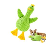 Juguete calmante de pato para perros, juguete de pato para perros con ruido - Cojín interactivo para ansiedad por separación, juego de interior, cachorros, tiempo de masticación, de viaje, ayuda