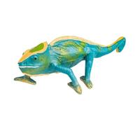 Juguete Camaleón | Estatuilla De Juguete De Camaleón Sólido Realista, Figuritas De Animales Multifuncionales, Decoración De Bonsái para Acción De Gracias, Navidad