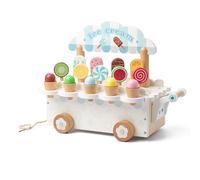 Juguete Camión Helado, 9 sabores de Helado y 5 piruletas,Accesorios realistas, para niños Mayores de 3 años, juguetería, Regalos de Amigos, Padres, Abuelos, Maestros, Fiestas Infantiles