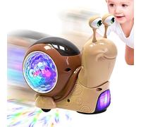 Juguete Caracol Musical Luminoso Evita Obstáculos Automáticamente Con Luces