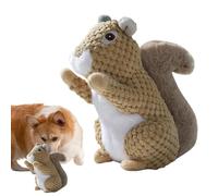 Juguete chirriante Ardilla - Juguete para Perro Ardilla con Sonido, Felpa Suave para Perro chirriante | Ardilla de Peluche para Perro de dentición Linda, Animales de Peluche Lindos