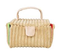 Juguete chirriante de peluche para perros, almohadilla de olfateo para mascotas, lindo juguete interactivo para masticar, esconder y buscar, reducir el aburrimiento, juguete de peluche para dentición